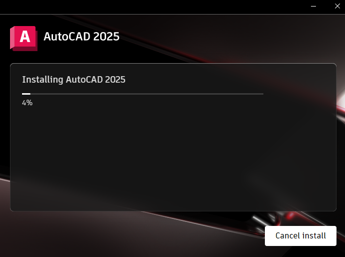 Installing AutoCAD