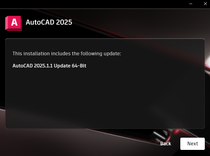 Information of update in AutoCAD